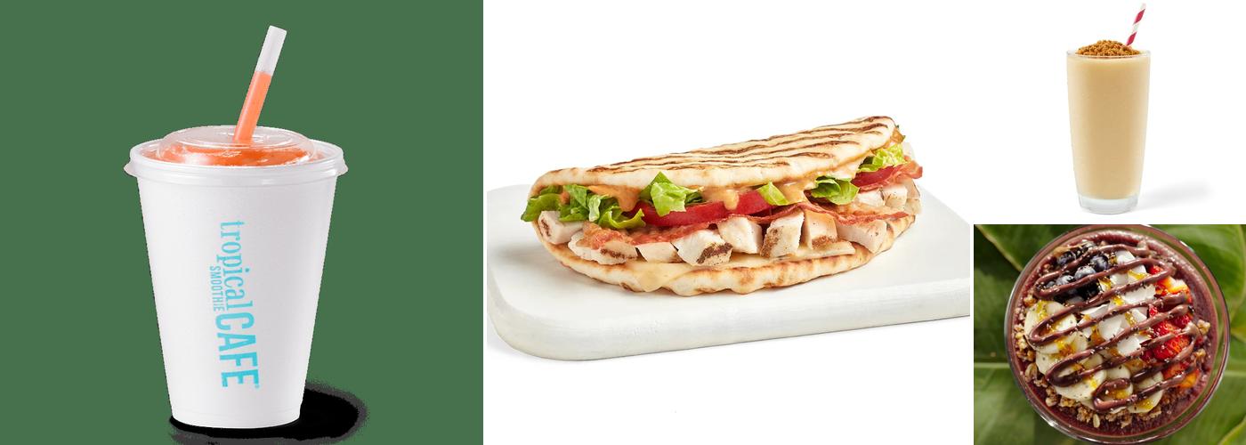 Tropical Smoothie Cafe Menu