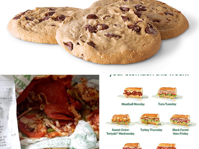 Subway Menu