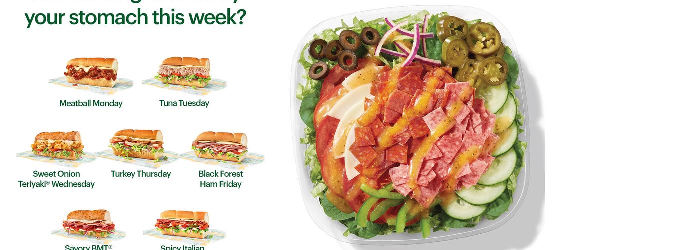Subway Menu