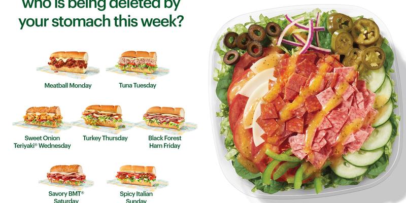 Subway Menu