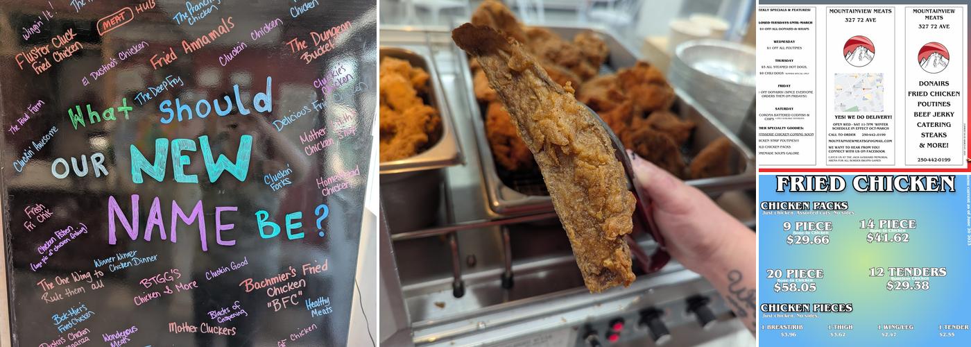 MountainView Meats Menu