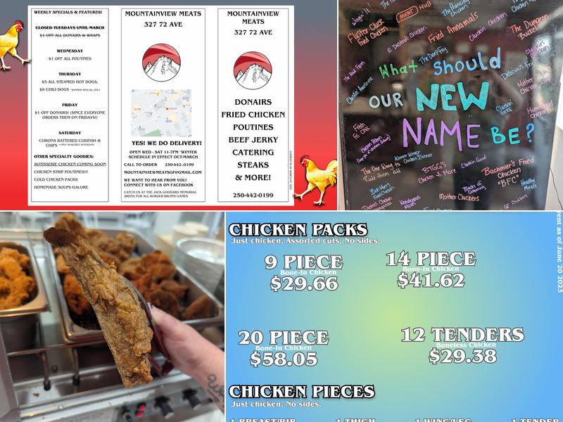 MountainView Meats Menu