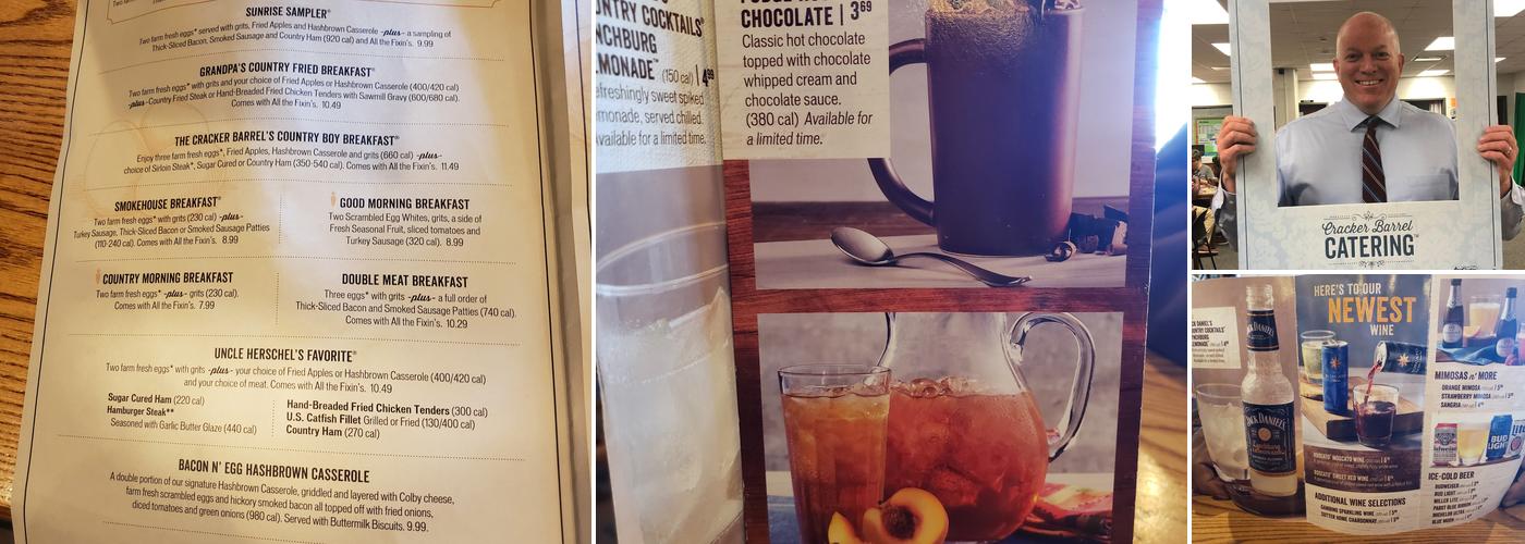 Cracker Barrel Old Country Store Menu