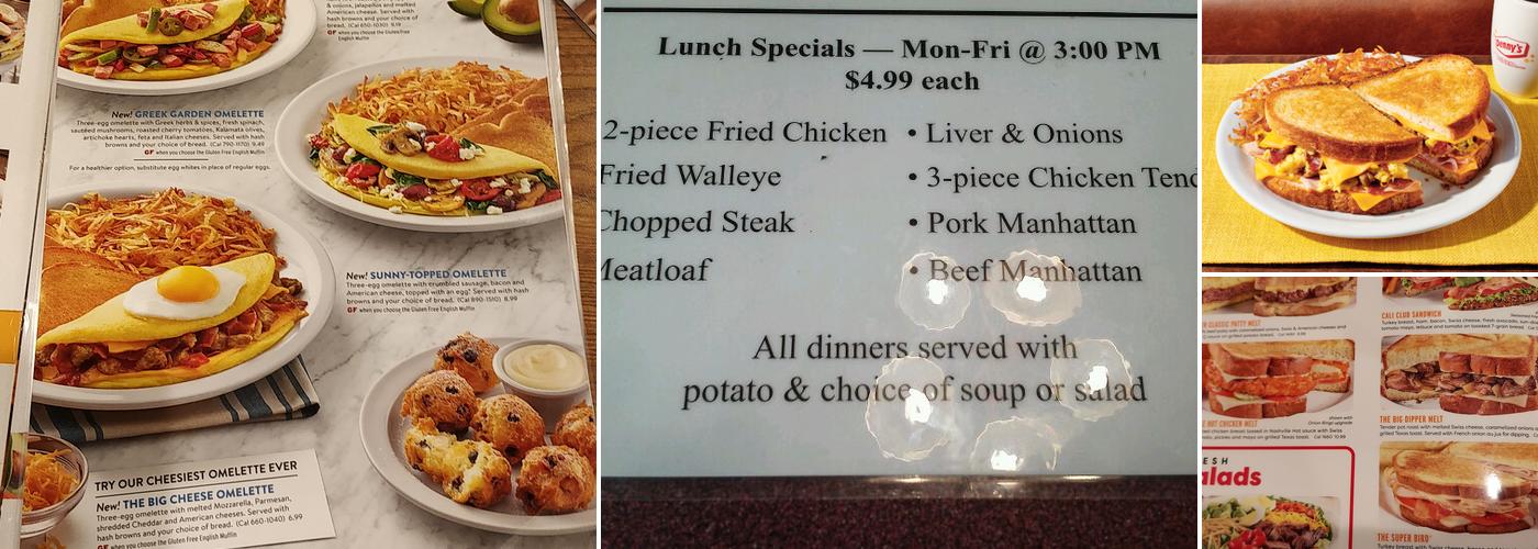 Denny's Menu