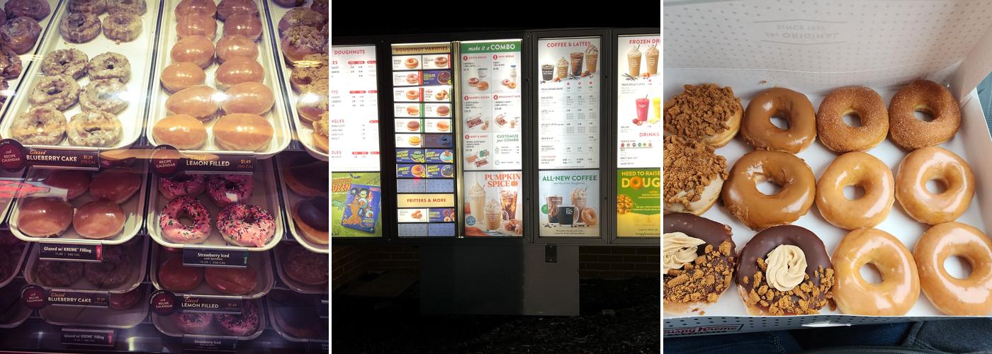 Krispy Kreme Menu