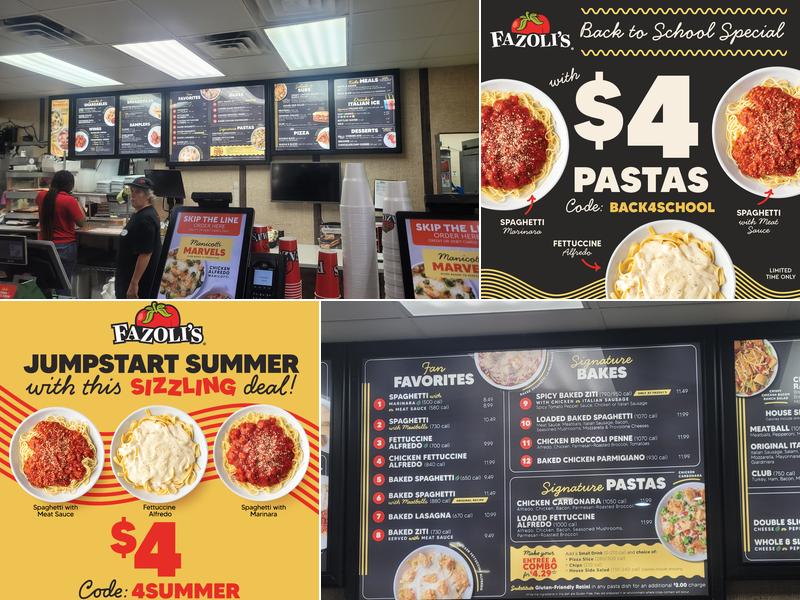 Fazoli's Menu
