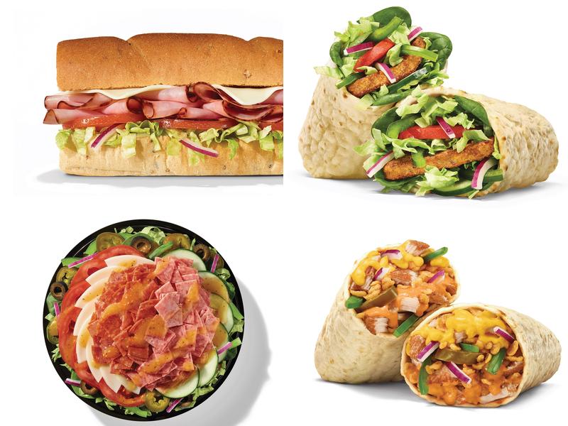 Subway Menu