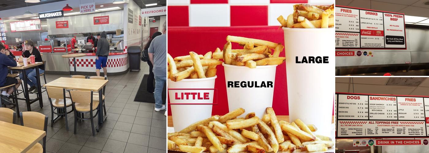 Five Guys Menu