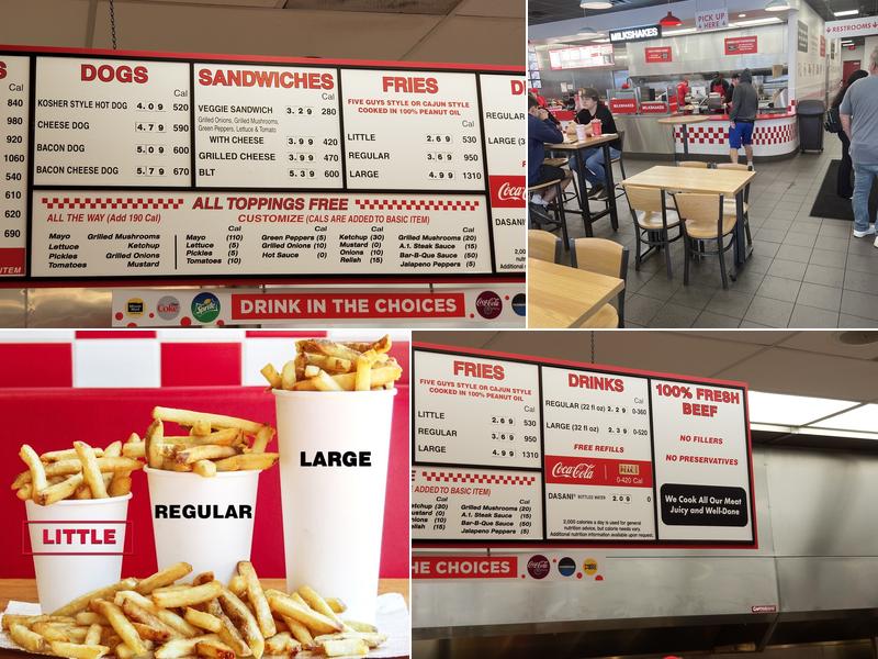 Five Guys Menu