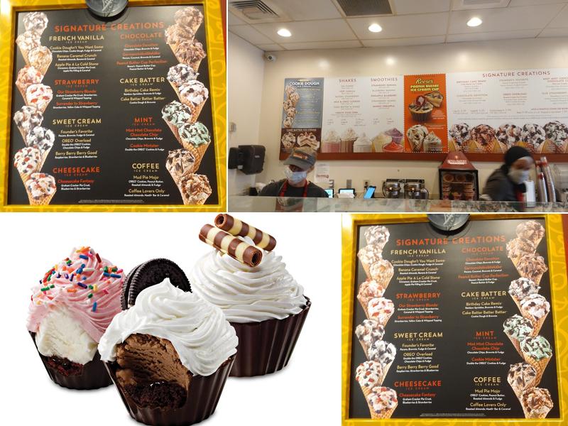 Cold Stone Creamery Menu