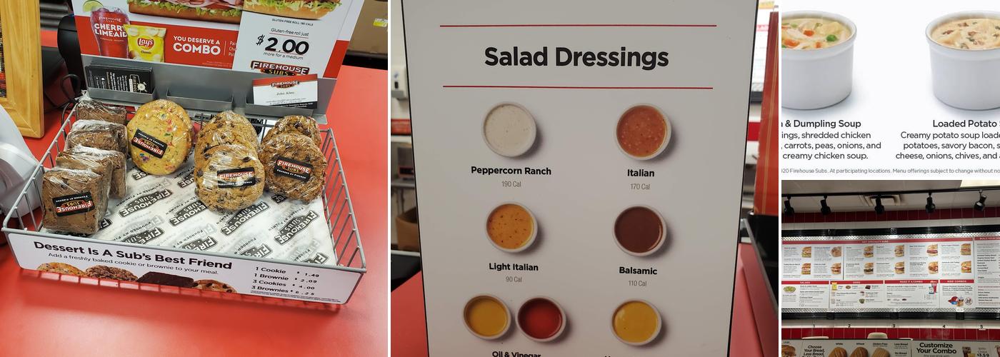 Firehouse Subs Green River Rd Menu
