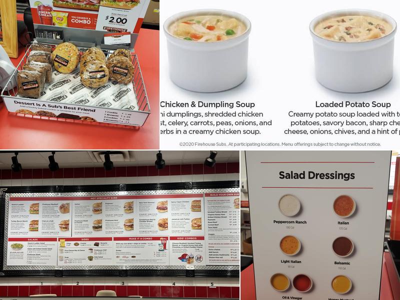 Firehouse Subs Green River Rd Menu