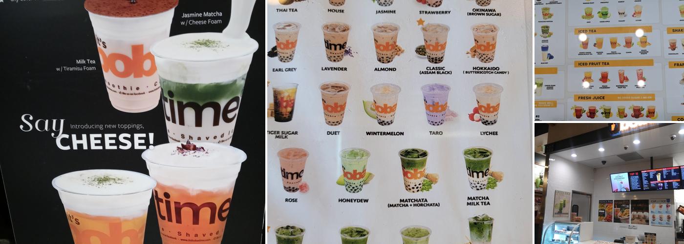 It’s Boba Time Menu
