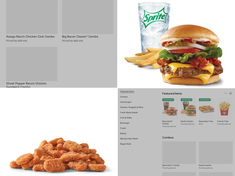 Wendy's Menu