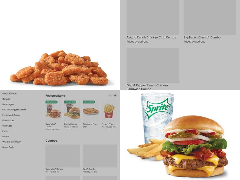Wendy's Menu