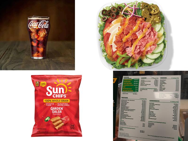 Subway Menu