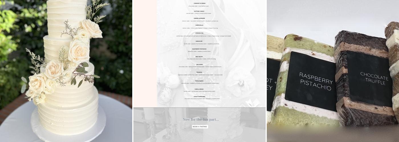 Violet Cake Co. Menu