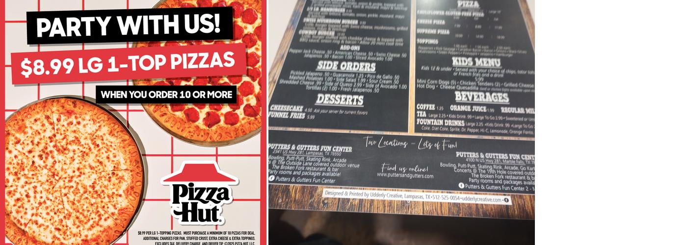 Pizza Hut Menu