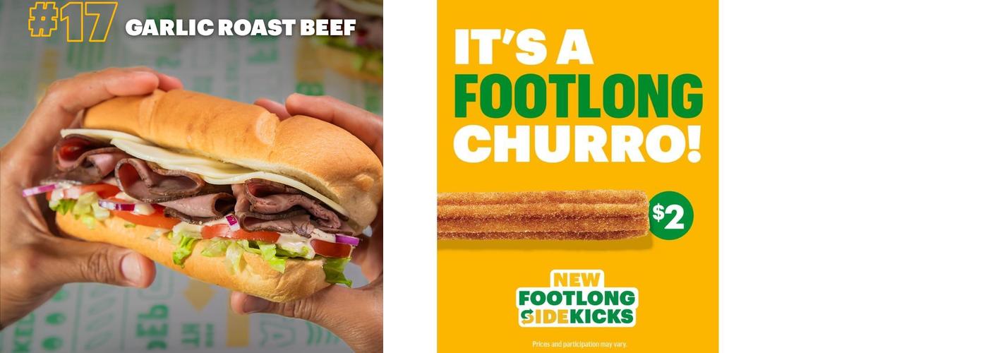 Subway Menu
