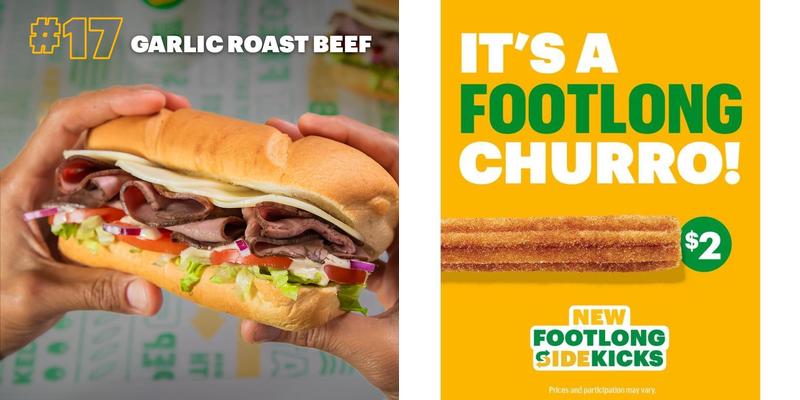 Subway Menu