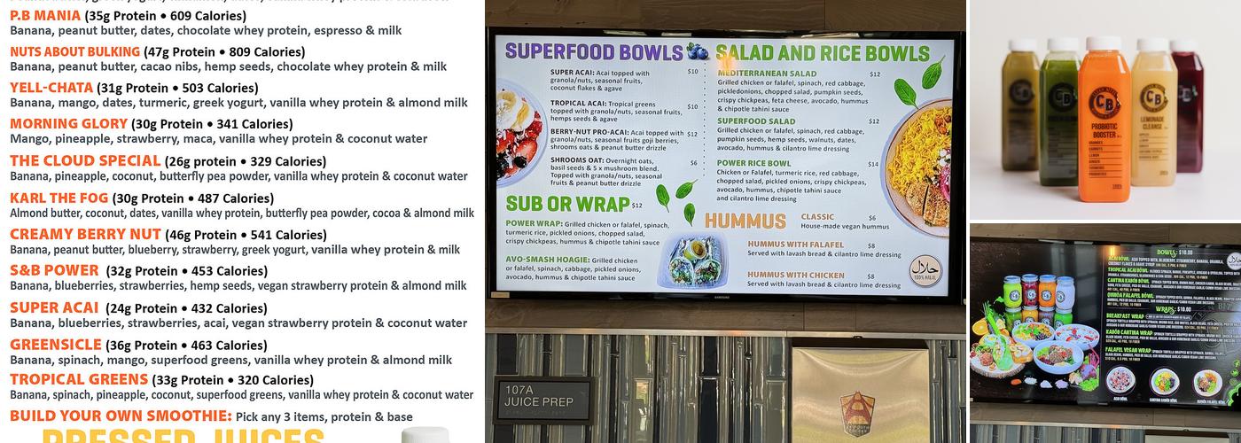 Clean Bites Menu