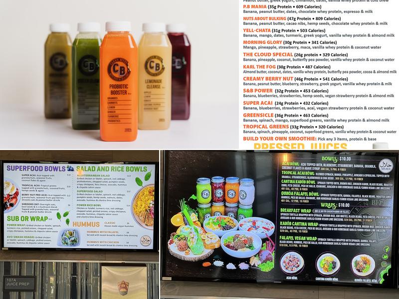 Clean Bites Menu