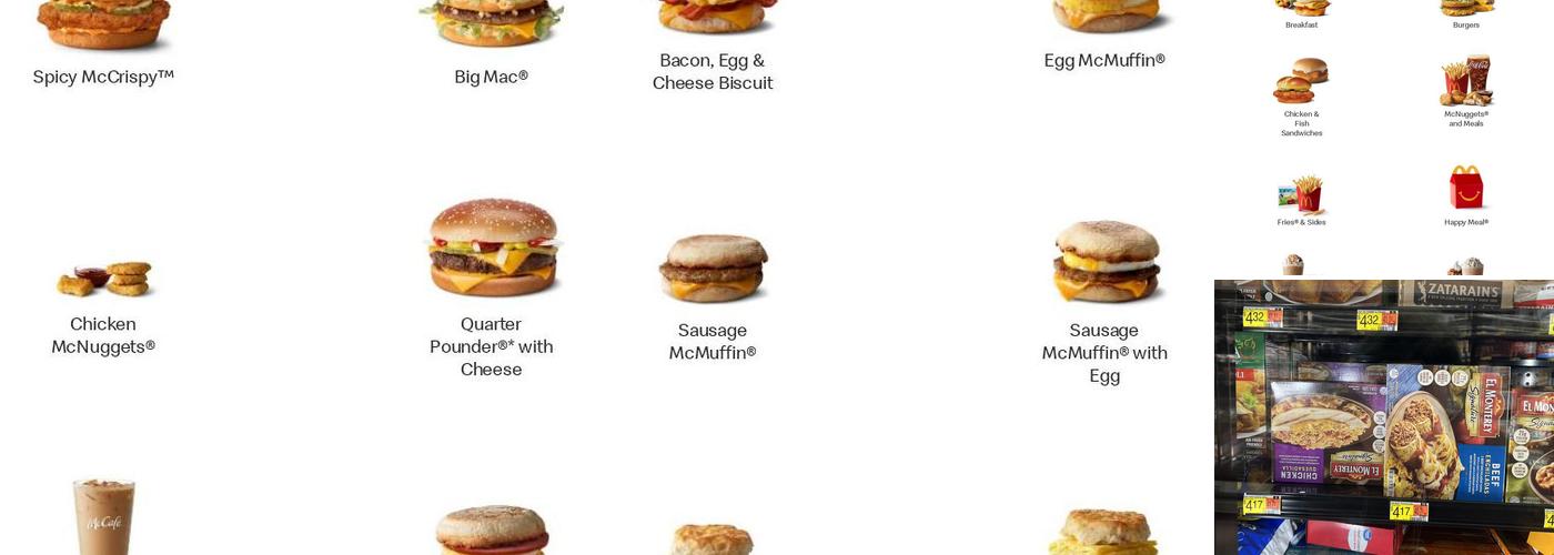 McDonald's Menu