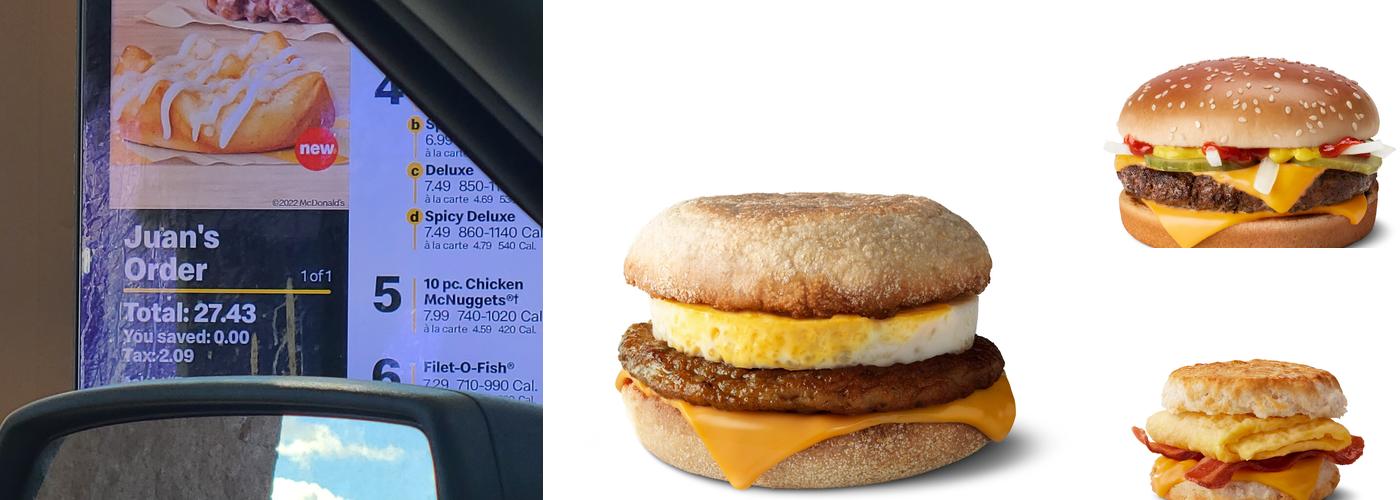 McDonald's Menu