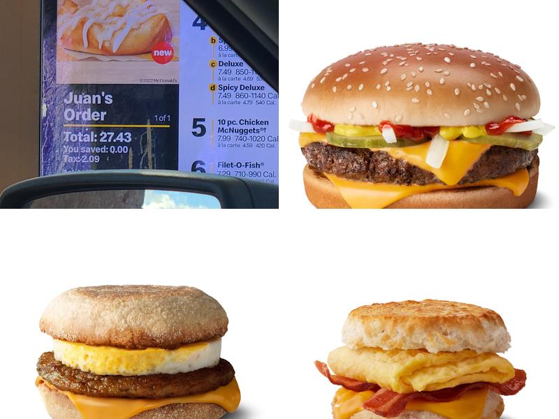 McDonald's Menu