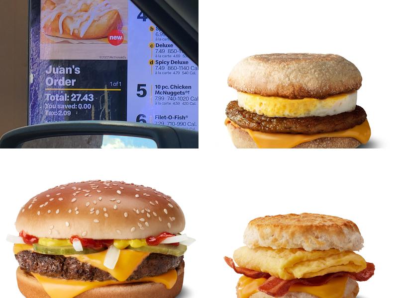 McDonald's Menu