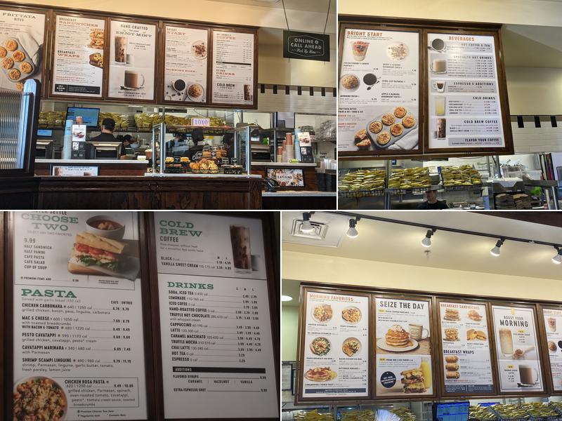 Corner Bakery Cafe Menu