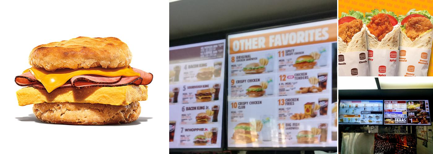 Burger King Menu