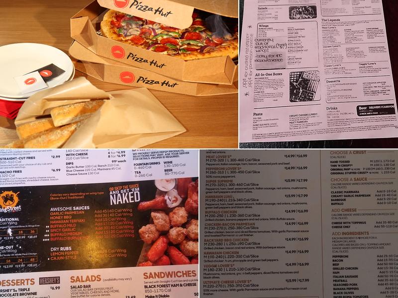 Pizza Hut Menu