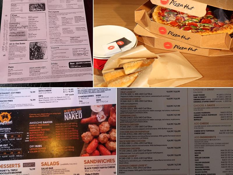 Pizza Hut Menu