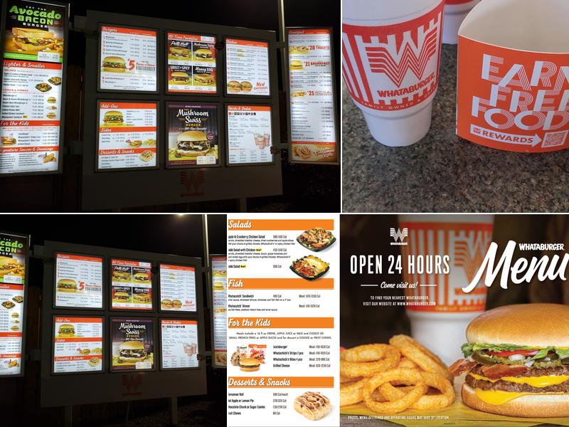 Whataburger Menu
