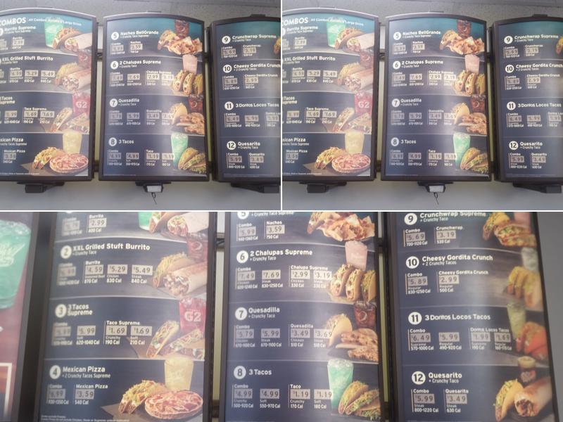 Taco Bell Menu