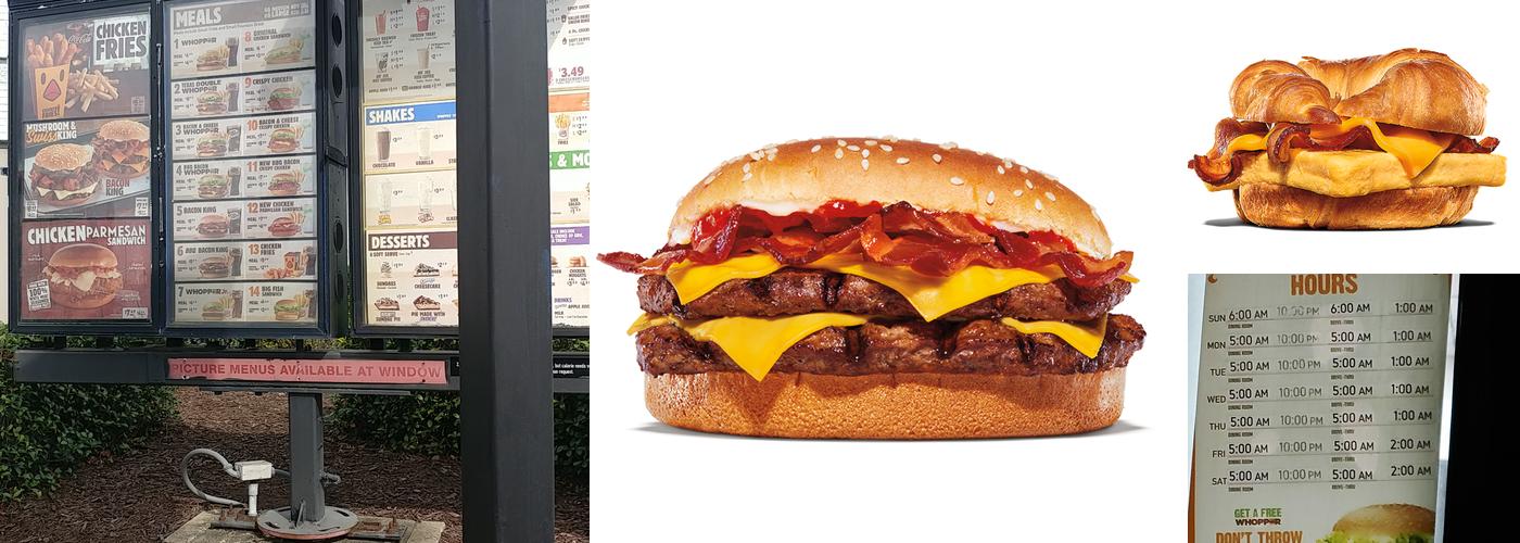 Burger King Menu