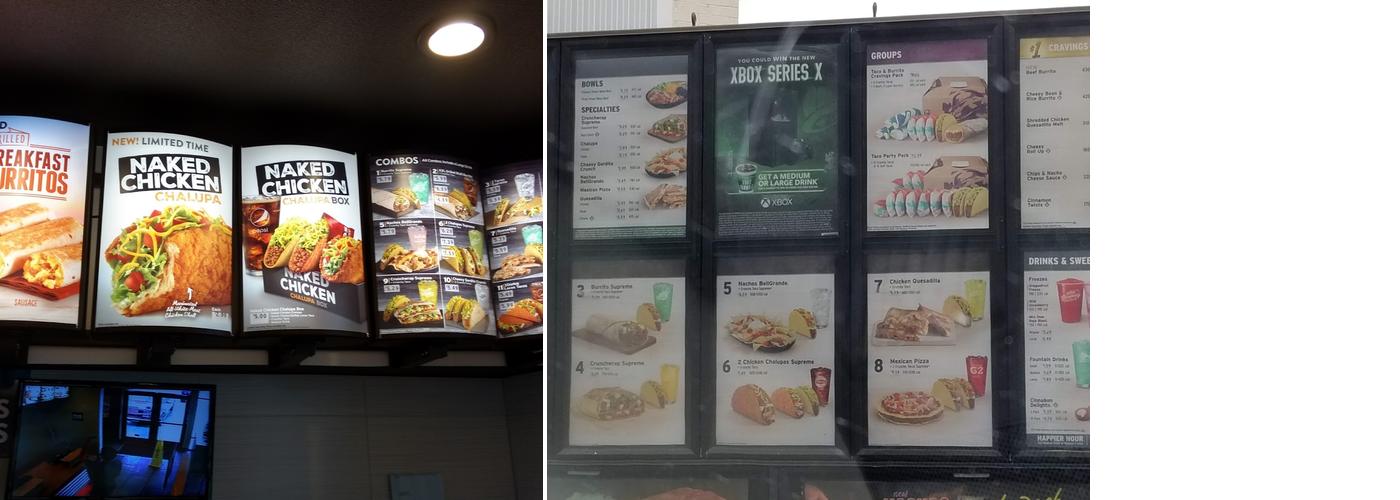 Taco Bell Menu
