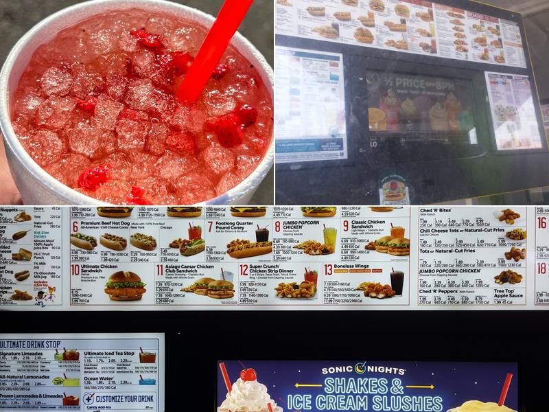Sonic Drive-In Menu