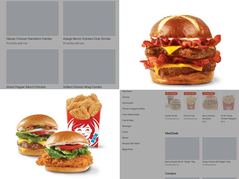 Wendy's Menu