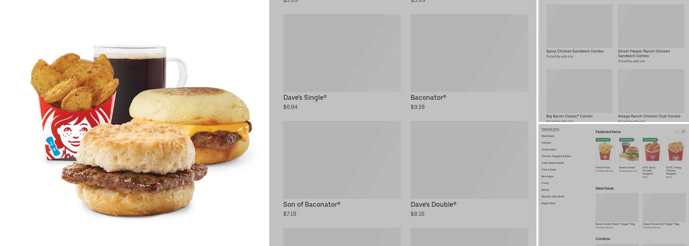 Wendy's Menu