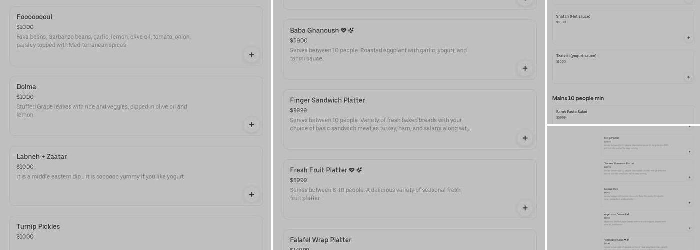 Yogurt Time Menu