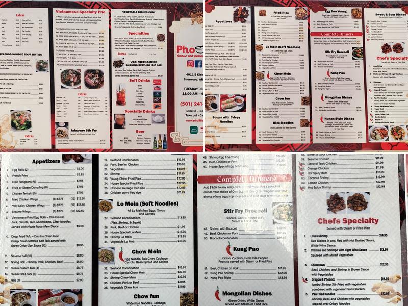 Pho 88 Menu