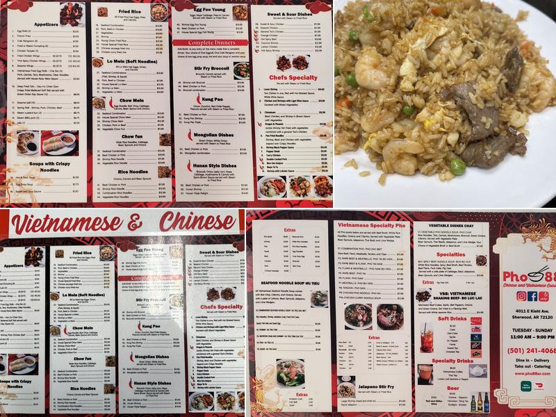 Pho 88 Menu