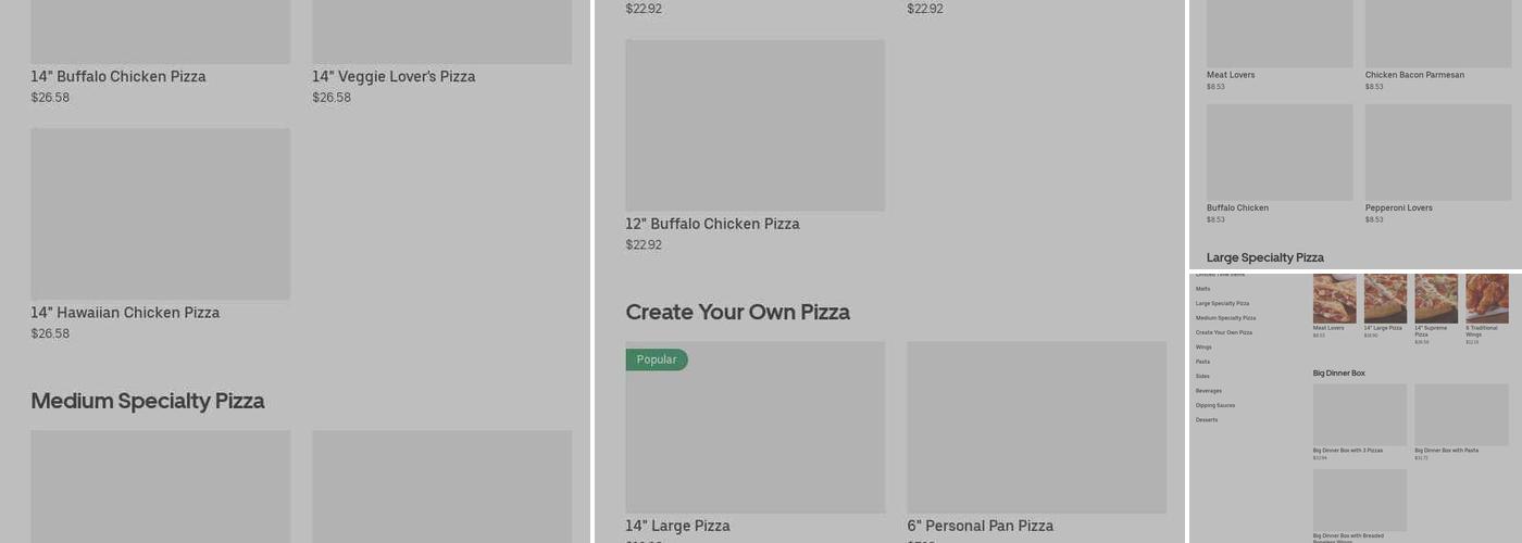 Pizza Hut Menu
