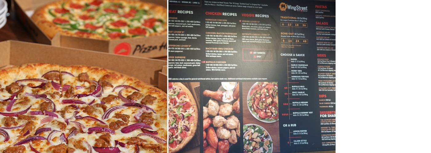 Pizza Hut Menu