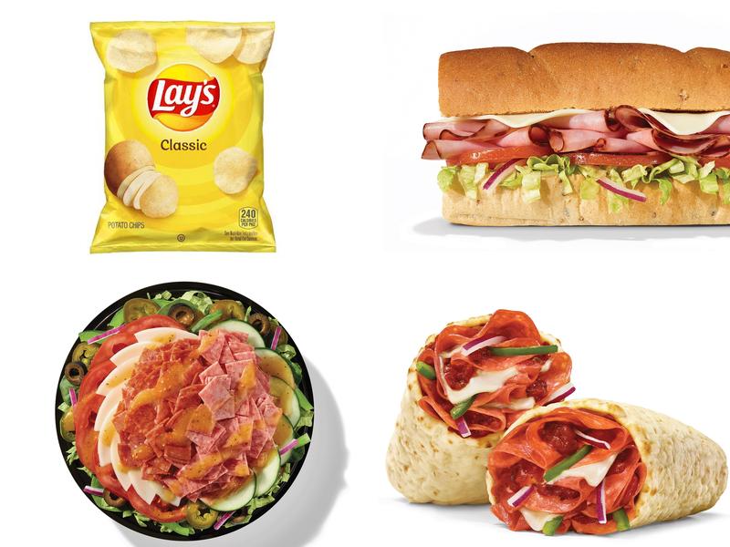 Subway Menu