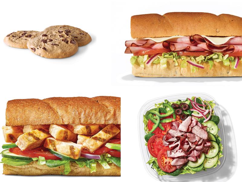 Subway Menu