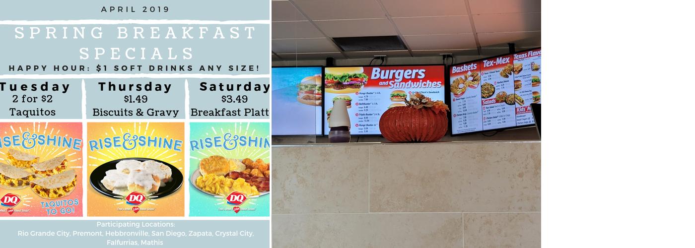 Dairy Queen Menu