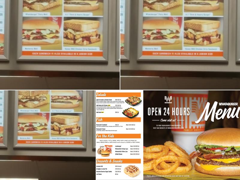Whataburger Menu